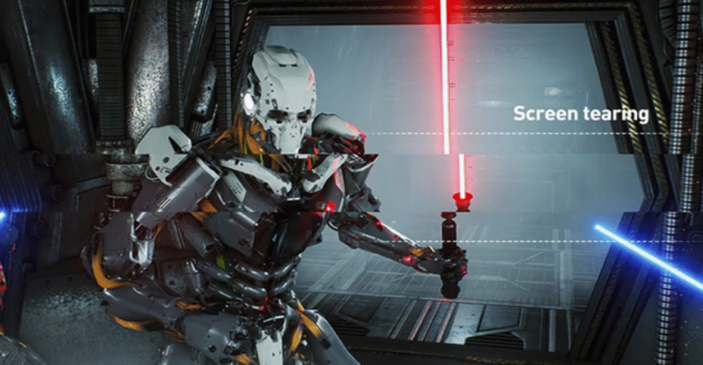 freesync g-sync tearing