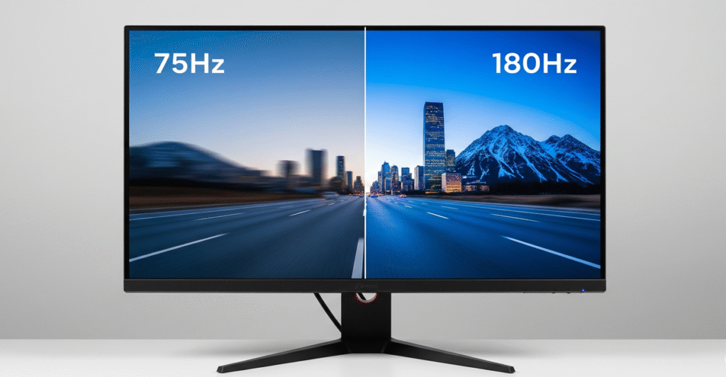monitor 180hz vs 75hz